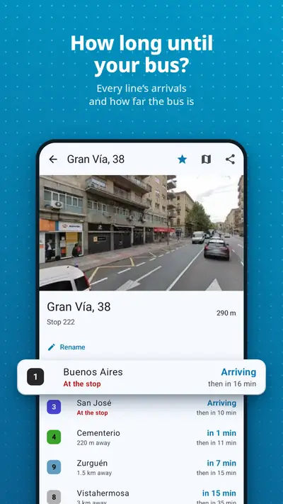 When's your bus coming?